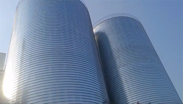 固原2座混凝土高架卷板仓